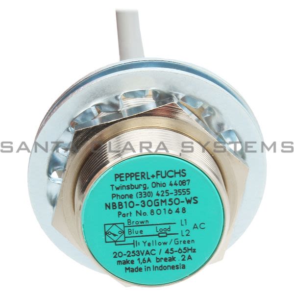 Pepperl+Fuchs NBB10-30GM50-WS Inductive Sensor Product Image