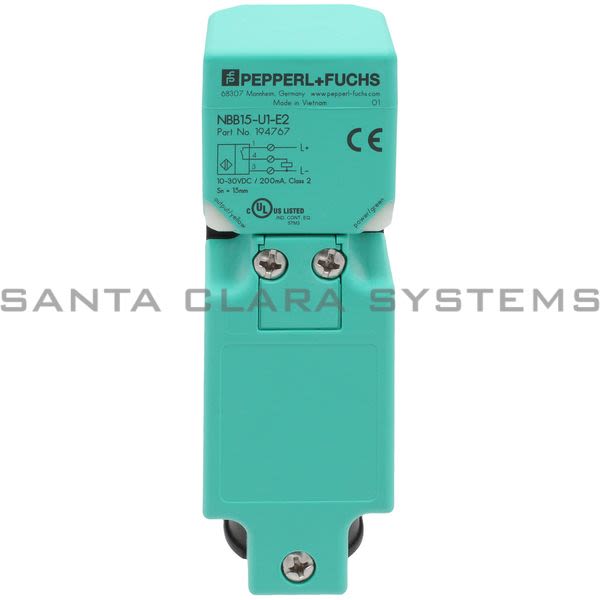 Pepperl+Fuchs NBB15-U1-E2 Proximity Sensor | 194767 Product Image