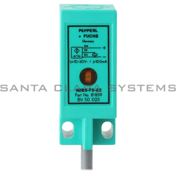 Pepperl+Fuchs NBB5-F9-E2  Proximity Sensor W/ Cable P/N 81839 10-30 VDC / 100ma Product Image