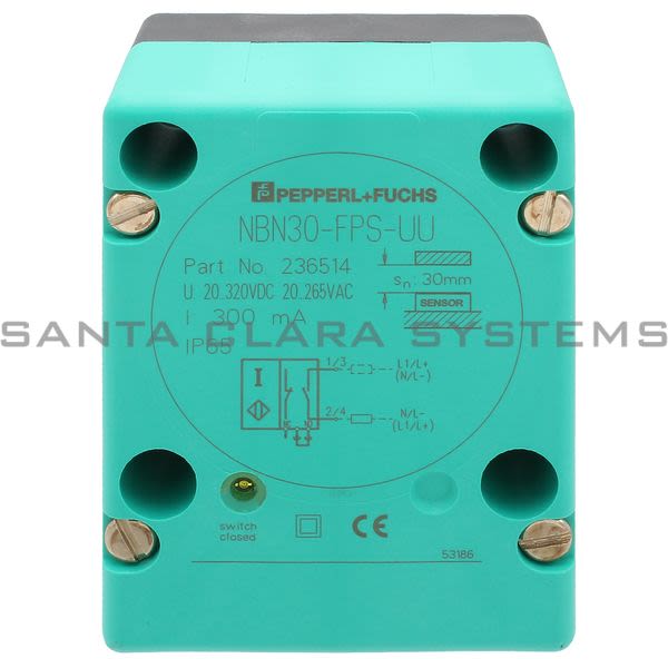 Pepperl+Fuchs NBN30-FPS-UU Inductive Sensor Product Image
