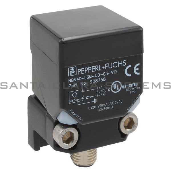 Pepperl+Fuchs NBN40-L3M-UO-C3-V12 Inductive Sensor Product Image