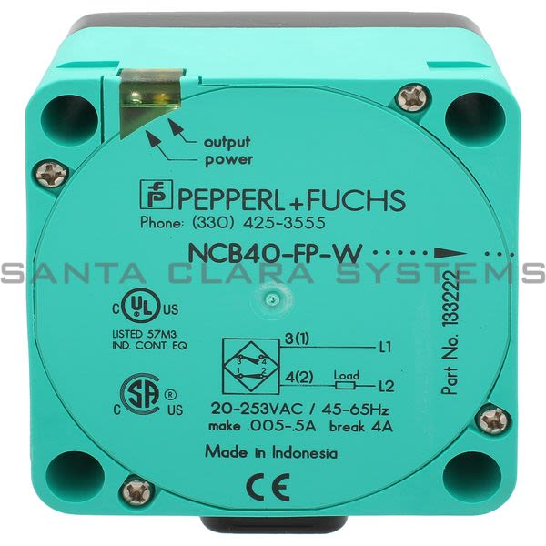 Pepperl+Fuchs NCB40-FP-W-P4 Inductive Sensor Product Image