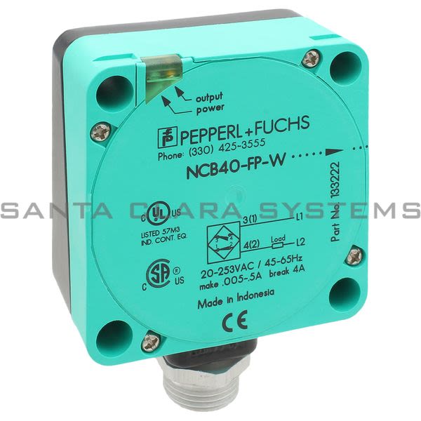 Pepperl+Fuchs NCB40-FP-W-P4-BHMSP3-N.O. Proximity Sensor Product Image