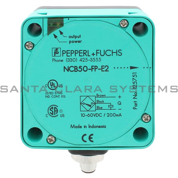 Pepperl+Fuchs NCB50-FP-E2-P4-V1 Inductive Sensor Product Image