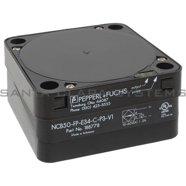 Pepperl+Fuchs NCB50-FP-E34-C-P3-V1 Inductive Sensor Product Image