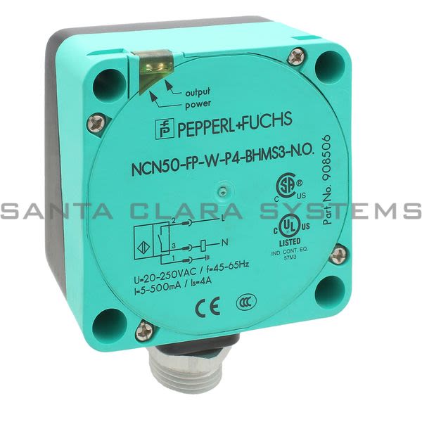 Pepperl+Fuchs NCN50-FP-W-P4-BHMS3-N.O. Inductive Sensor Product Image
