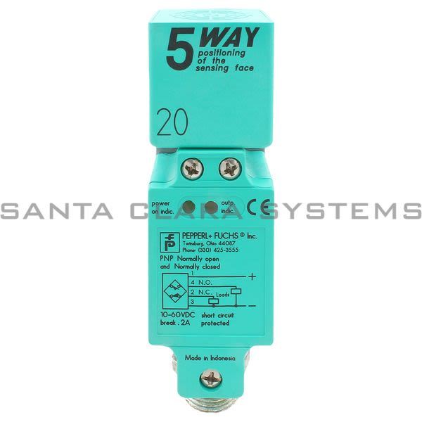 Pepperl+Fuchs NJ20-U4-A2-BHMS5 Inductive Proximity Sensor | 095323 Product Image