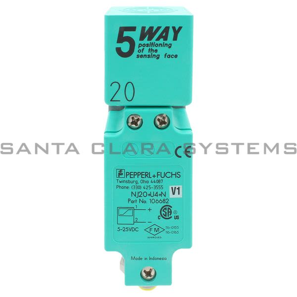 Pepperl+Fuchs NJ20-U4-N-V1 Inductive Sensor Product Image