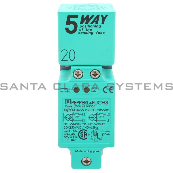 Pepperl+Fuchs NJ20-U4-W-Y85590 Proximity Switch Product Image