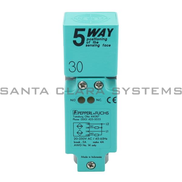 Pepperl+Fuchs NJ30-U4-W4-Y13196 Proximity Sensor | 013196 Product Image