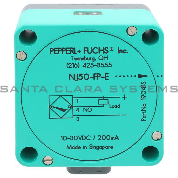 Pepperl+Fuchs NJ50-FP-E-P4  Proximity Sensor Product Image