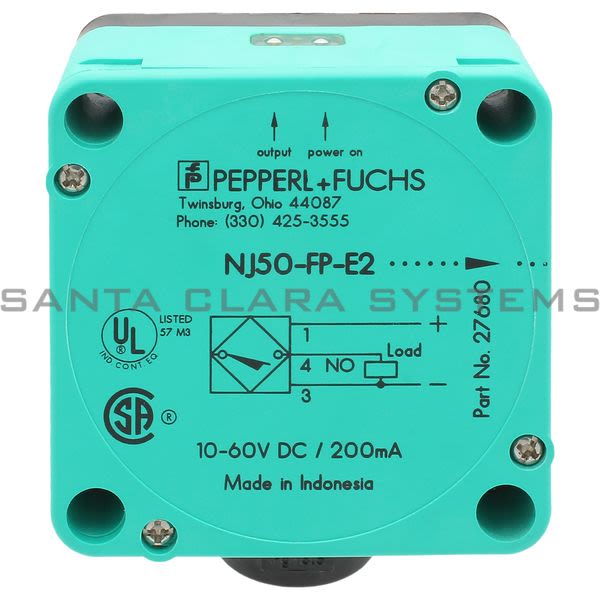 Pepperl+Fuchs NJ50-FP-E2  Proximity Sensor Product Image
