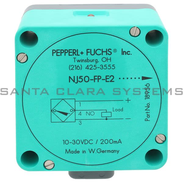 Pepperl+Fuchs NJ50-FP-E2-P4  Proximity Switch Product Image
