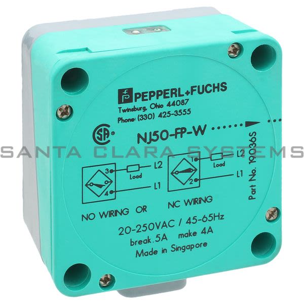 Pepperl+Fuchs NJ50-FP-W-P4 Proximity Sensor | PN-20244 Product Image