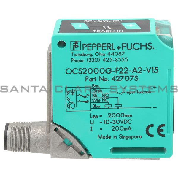 Pepperl+Fuchs OCS2000G-F22-A2-V15 Retroreflective Sensor Product Image
