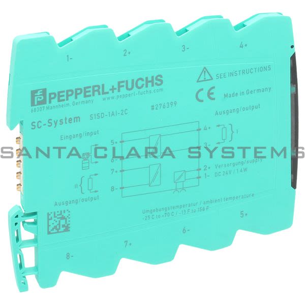 Pepperl+Fuchs S1SD-1AI-2C Signal Conditioner Transmitter Power Supply Splitter Product Image