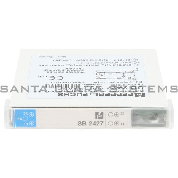 Pepperl+Fuchs SB2427 Zener Barrier Product Image
