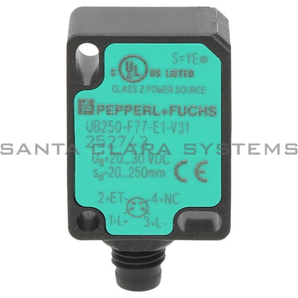 Pepperl+Fuchs UB250-F77-E1-V31 Ultrasonic Direct Detection Sensor Product Image