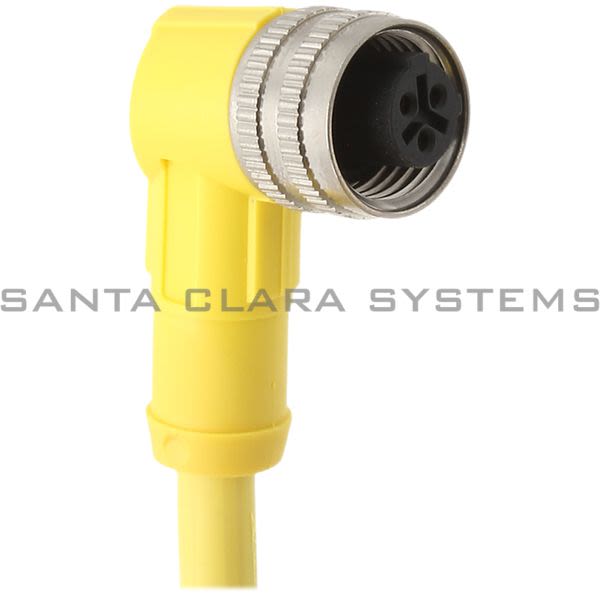 Pepperl+Fuchs V12-W-YE5M-PUR-H-S 3 Pin Cable Connector | 908963 Product Image