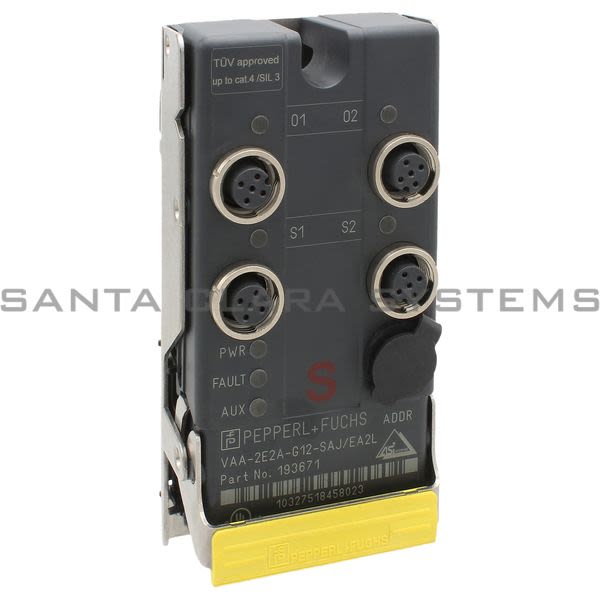 Pepperl+Fuchs VAA-2E2A-G12-SAJ-EA2L AS-Interface safety module Product Image