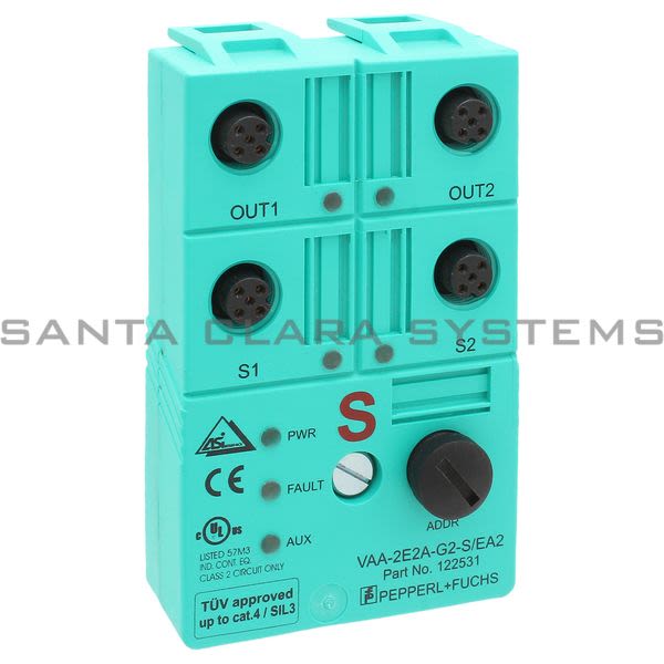 Pepperl+Fuchs VAA-2E2A-G2-S-EA2 AS-Interface safety module Product Image