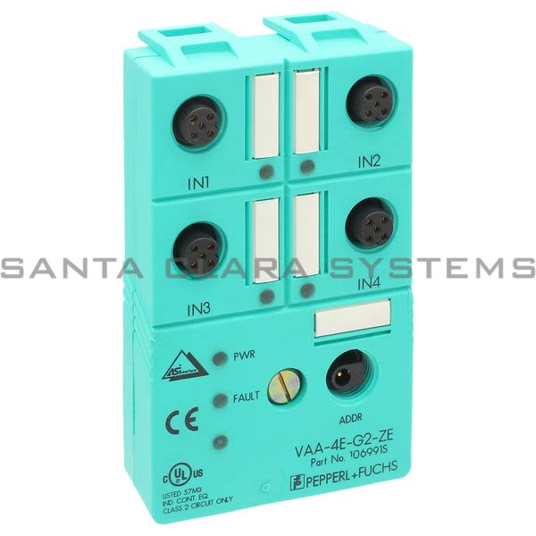 Pepperl+Fuchs VAA-4E-G2-ZE ASI Sensor Actuator Module Product Image