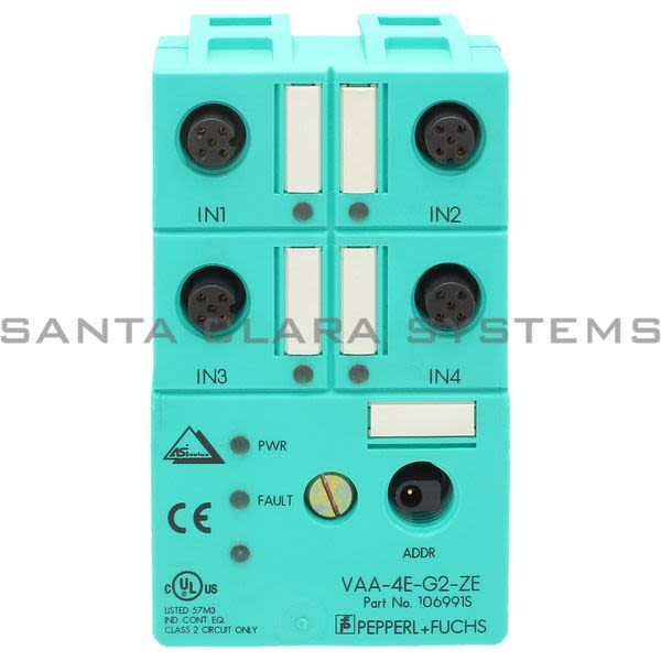 Pepperl+Fuchs VAA-4E-G2-ZE ASI Sensor Actuator Module Product Image