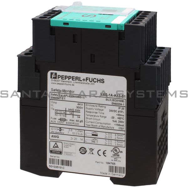 Pepperl+Fuchs VAS-1A-K12-S1 AS-Interface Safety Monitor Product Image