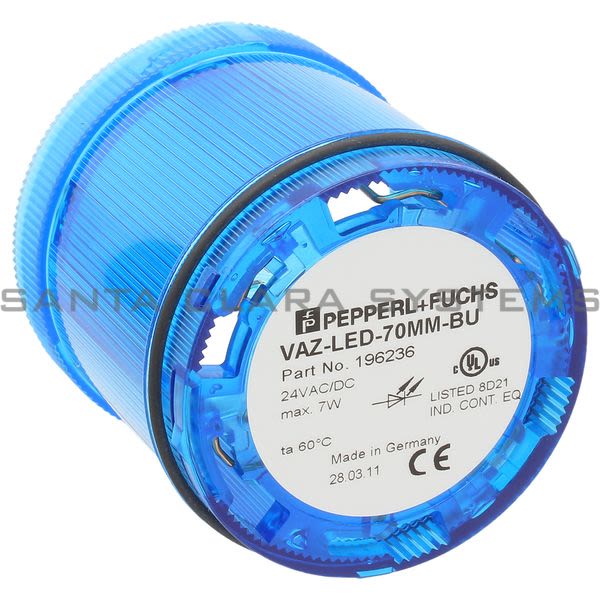 Pepperl+Fuchs VAZ-LED-70MM-BU Stack light LED Blue Product Image