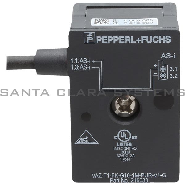 Pepperl+Fuchs VAZ-T1-FK-G10-1M-PUR-V1-G AS-Interface Splitter Box Product Image