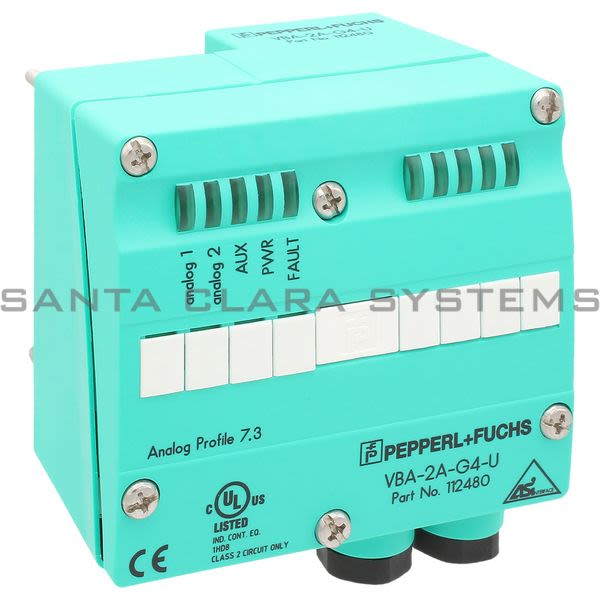 Pepperl+Fuchs VBA-2A-G4-U AS-Interface Analog Module Product Image