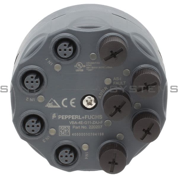 Pepperl+Fuchs VBA-4E-G11-ZAJ-F AS-Interface Sensor Module Product Image