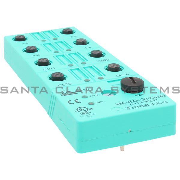 Pepperl+Fuchs VBA-4E4A-G2-ZA-EA2 AS-Interface Sensor/Actuator Module Product Image
