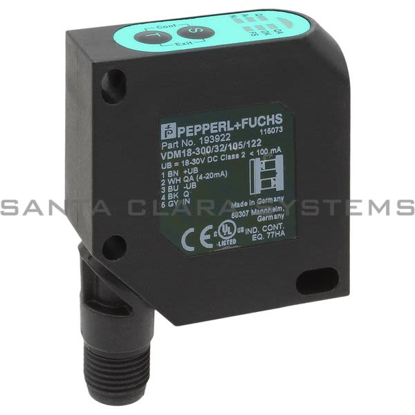 Pepperl+Fuchs VDM18-300-32-105-122 Distance Sensor Product Image
