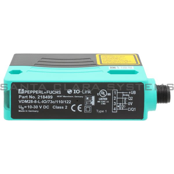 Pepperl+Fuchs VDM28-8-L-IO-73C-110-122 Distance Sensor Product Image