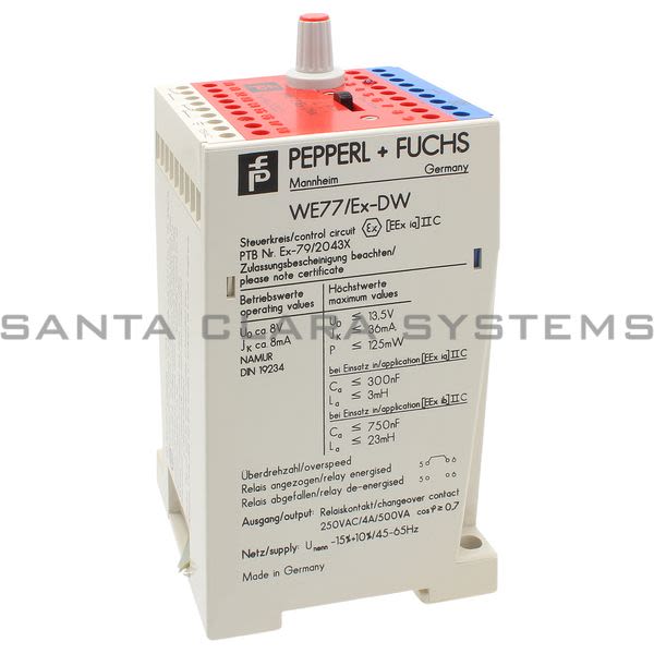 Pepperl+Fuchs WE77-EX-DW-220V Control Circuit Product Image
