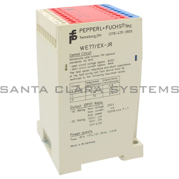 Pepperl+Fuchs WE77-EX-JR-110-120V Relay Block Product Image