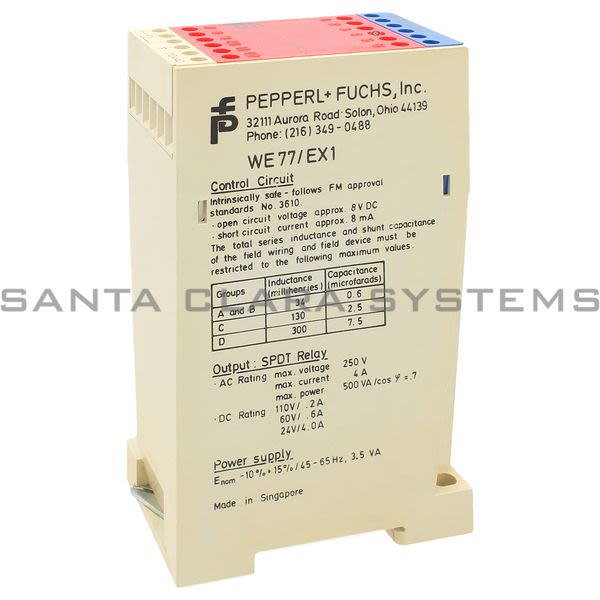 Pepperl+Fuchs WE77-EX1-110VAC Safety Switch Product Image