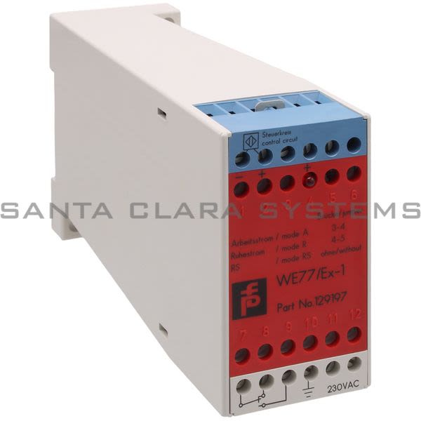 Pepperl+Fuchs WE77-EX1-230V Isolated Switch amp | 01544S Product Image