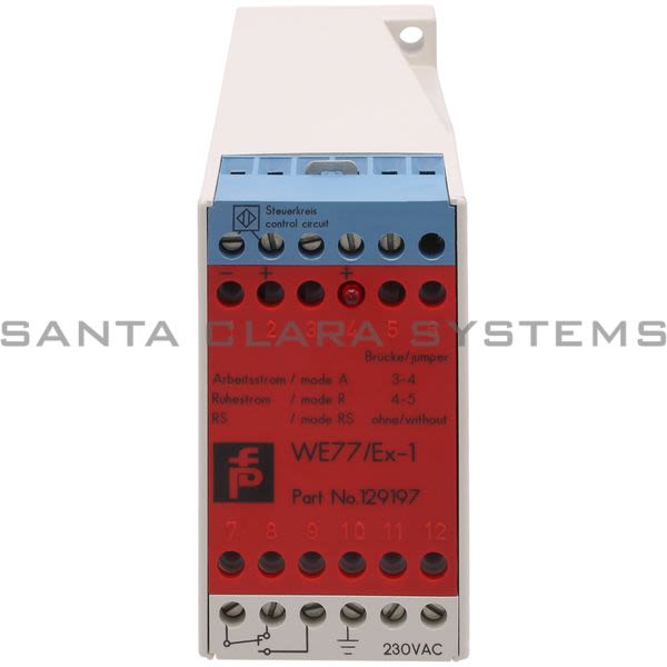 Pepperl+Fuchs WE77-EX1-230V Isolated Switch amp | 01544S Product Image