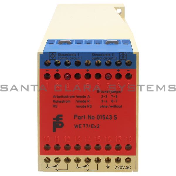 Pepperl+Fuchs WE77-EX2-220-230V Switch Isolator With Relay Outlet Product Image