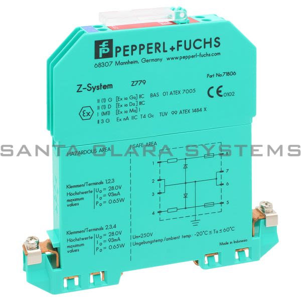 Pepperl+Fuchs Z779 Zener Barrier Product Image