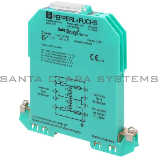 Pepperl+Fuchs Z966 Safety Barrier | 072182 Product Image