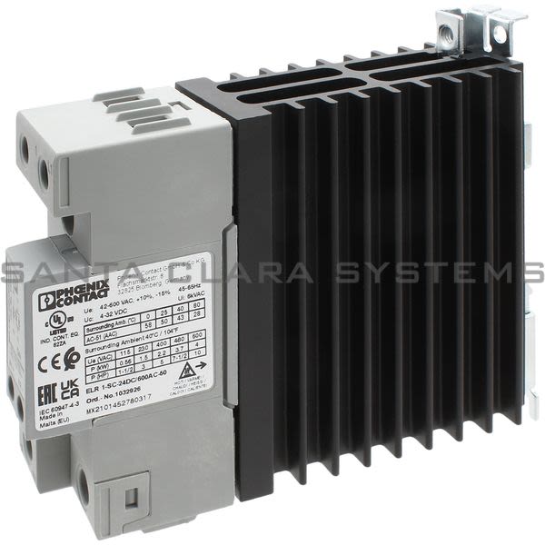 Phoenix Contact 1032926 Solid-state contactor | ELR 1-SC-24DC/600AC-50 Product Image