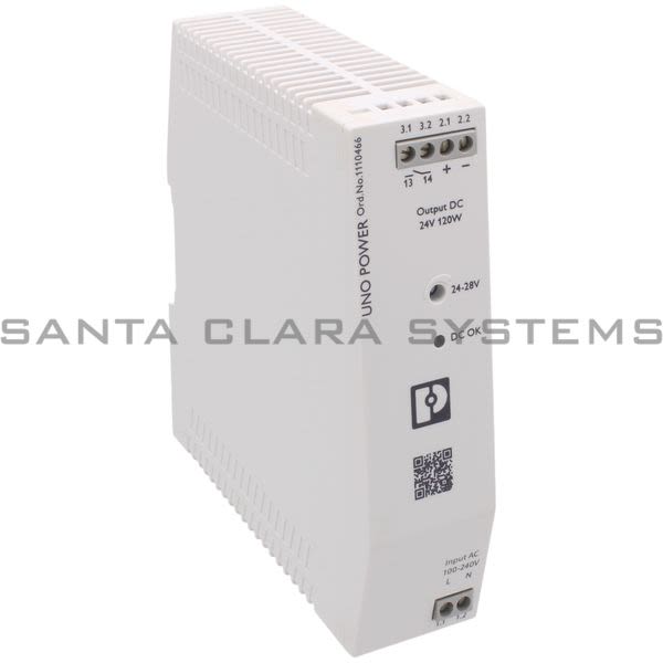 Phoenix Contact 1110466 Power Supply | UNO2-PS/1AC/24DC/120W Product Image