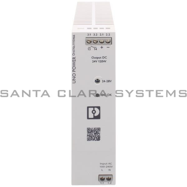 Phoenix Contact 1110466 Power Supply | UNO2-PS/1AC/24DC/120W Product Image