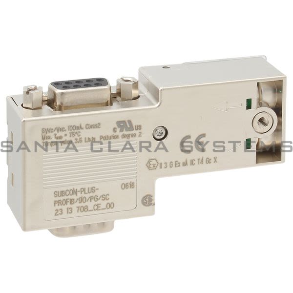 Phoenix Contact 2313708 Bus Connector | SUBCON-PLUS-PROFIB/90/PG/SC Product Image
