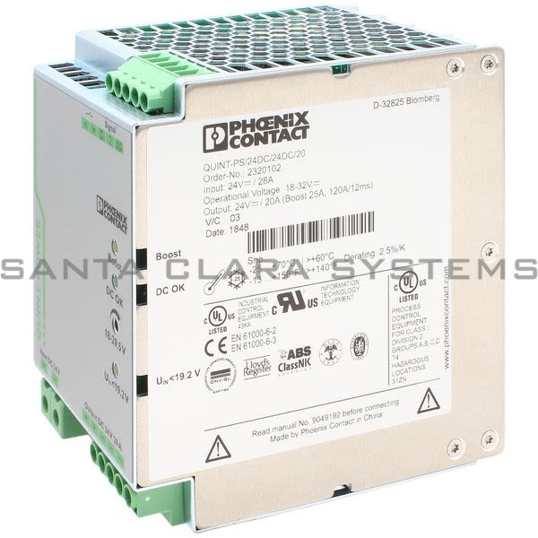 Phoenix Contact 2320102 DC/DC converters - QUINT-PS/24DC/24DC/20 Product Image