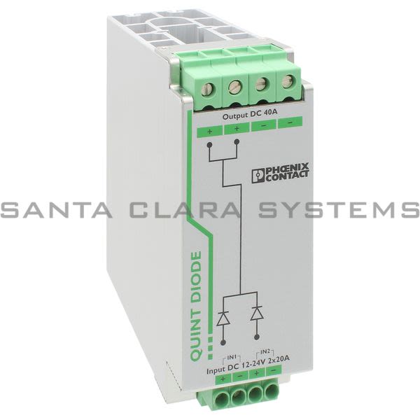 Phoenix Contact 2320157 DIN rail diode module - QUINT-DIODE/12-24DC/2X20/1X40 Product Image