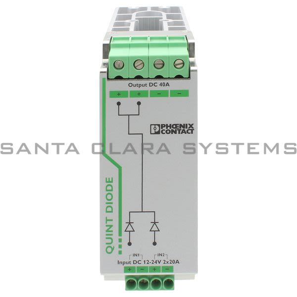 Phoenix Contact 2320157 DIN rail diode module - QUINT-DIODE/12-24DC/2X20/1X40 Product Image